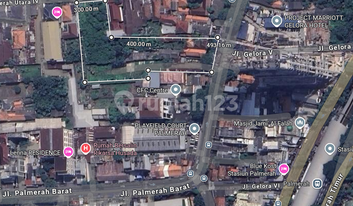 Dijual Tanah Strategis di Jakarta Barat Cocok bangun Gedung