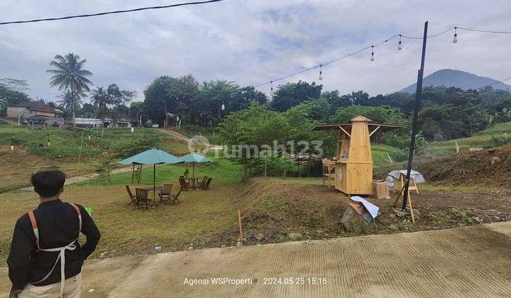 Tanah kavling SHM nempel jalan puncak dua, siap bangun villa 1