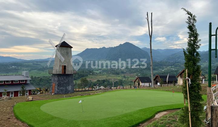 Tanah Kavling View Gunung Siap Bangun Villa, 100 M, Shm