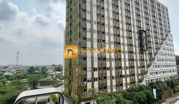 tampak depan unit studio apartemen lrt city