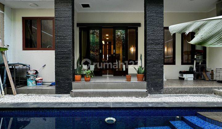 Rumah Modern Minimalis 2 Lantai Private Pool Full Furnish Cipete Jaksel 2