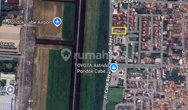 Dijual Lahan Bonus 10 Ruko + Bengkel Depan Bandara Pondok Cabe