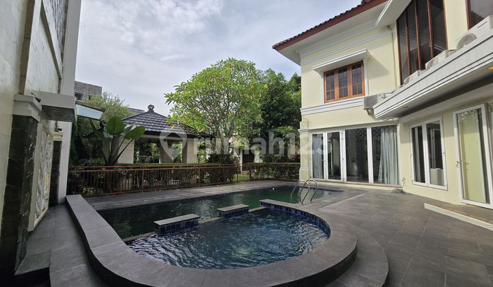 For Sale Beautiful House + Pool & Mezzanine One Gate Lebak Bulus