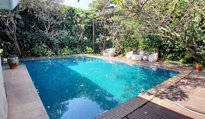 Dekat Cirendeu Raya Rumah Bagus Bergaya Bali Private Pool 1