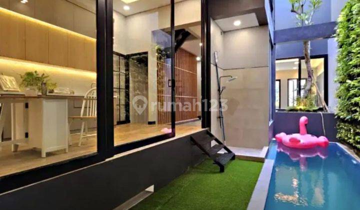 Investasi Strategis Rumah 3.5 Lantai di Pondok Indah Swimming Pool, 3+1 Kt, Harga Rp 9.9M  1