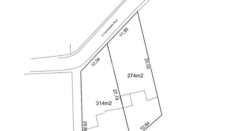 Dijual Kavling + Bonus Rumah Lama – SHM, Lokasi Strategis, Lingkungan Aman