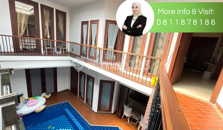 Jual Rumah Semi Furnished dengan Swimming Pool di Sektor 9 Bintaro | KH Jual Rumah Semi Furnished dengan Swimming Pool di Sektor 9 Bintaro | KH