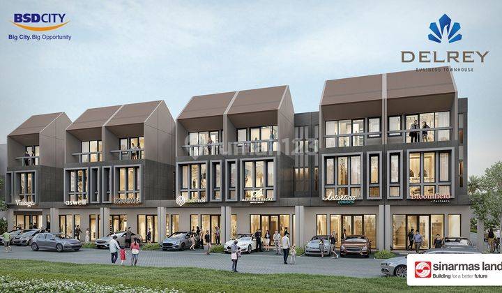 Brand new by sinarmas land Ruko Delrey Biztown belakang Qbig 2