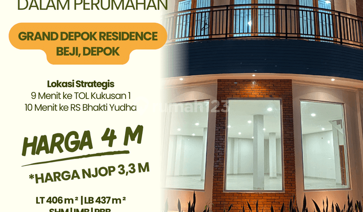 Jual Ruko Mewah Dan Luas di Grand Depok Residence, Beji, Depok 1