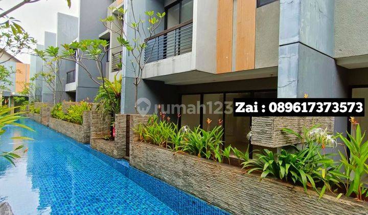 Bangka - Dijual Brand New Modern Tropical House Siap Huni Dalam Townhouse Di Bangka Jakarta Selatan 1