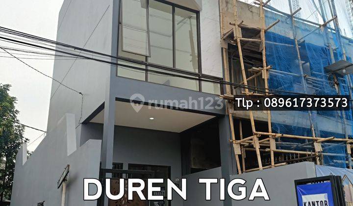 Duren Tiga - Dijual Brand New Modern Minimalis House 3 Lantai 1