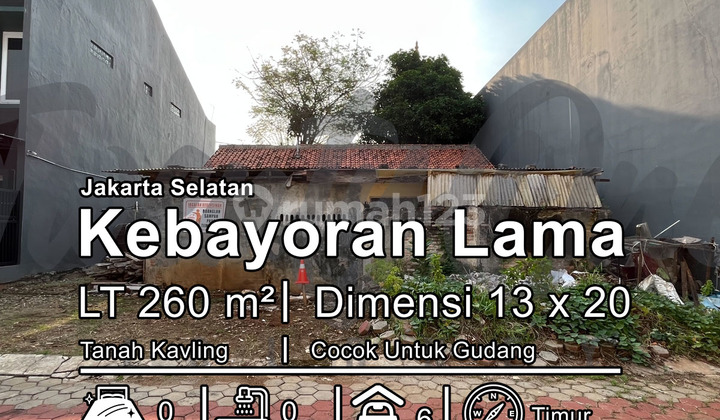 Dijual Tanahh Murah Di Kebayoran Lama