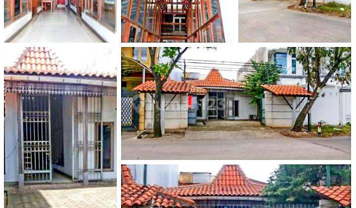 Rumah bekas kantor, jual hitung harga tanah saja. Meruya Kav Dki 2