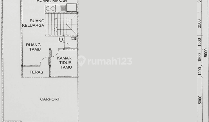 Jual Rumah Hoek Baru Design Scandinavian, Meruya, Jakarta Barat 2