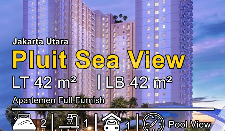 For Sale Pluit Sea View Apartment Fully Furnished