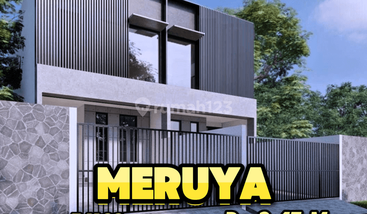 Jual Rumah Baru Modern Minimalis Di Meruya Utara Jakarta Barat 1