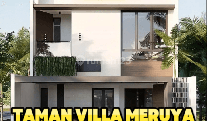 Rumah Baru Minimalis Industrial di Taman Villa Meruya, Jakbar 1