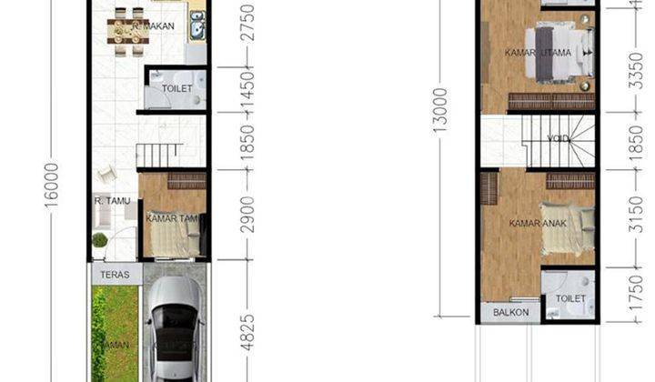 Dijual Rumah Baru Indent Design Scandinavian, Meruya, Jakarta Barat 2