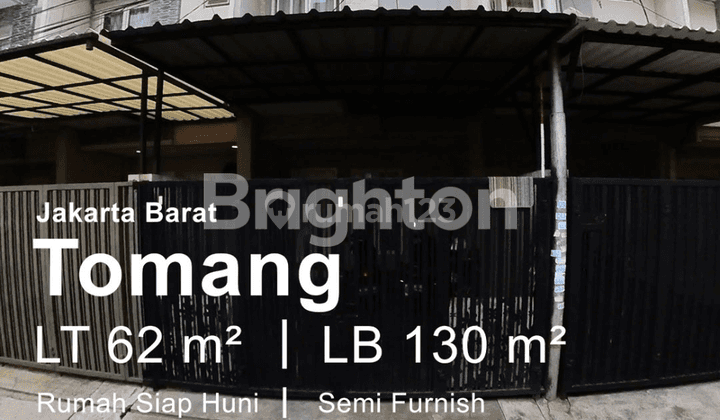 RUMAH DI TOMANG, JAKARTA BARAT BAGUS SIAP HUNI SEMI FURNISH 1