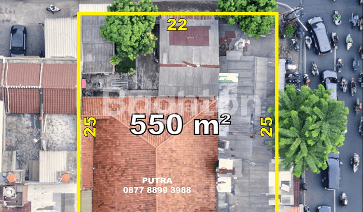 Tanah Komersil HOEK Bonus Tempat Usaha lokasi strategis di Jalan Raya, Meruya, Jakarta Barat 1