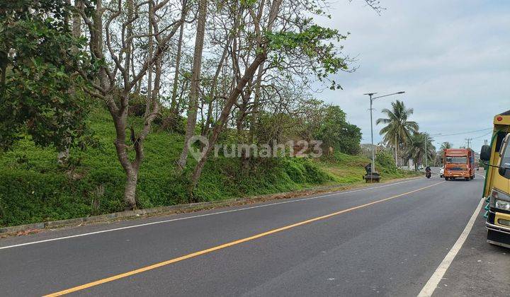 SURE DEAL FOR SALE LAND LOSS SEA VIEW BEACH SIDE OF MAIN ROAD LOCATION DENPASAR - GILIMANUK, SELEMADEG TABANAN  2