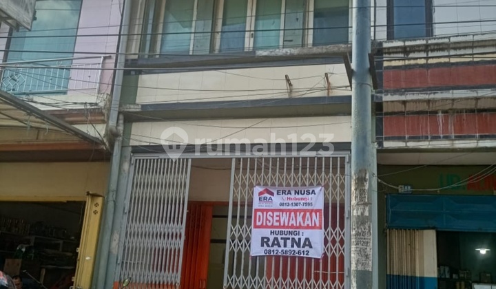 2-Story Ruko for Rent on Jl Gajahmada, Pasar Pagi, Samarinda
