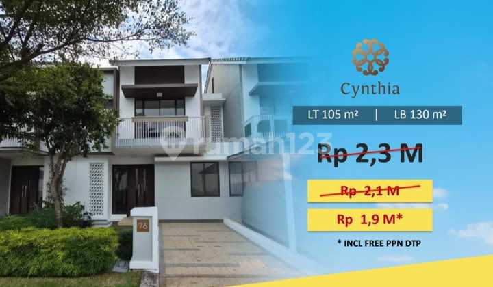 Rumah Murah Siap Huni Bagus Shm Di Cluster Cynthia Summarecon Bandung 1