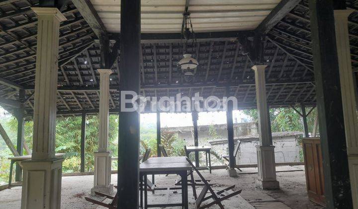 RUMAH JOGLO HITUNG HARGA TANAH DI LOKASI WISATA CIKONENG 1