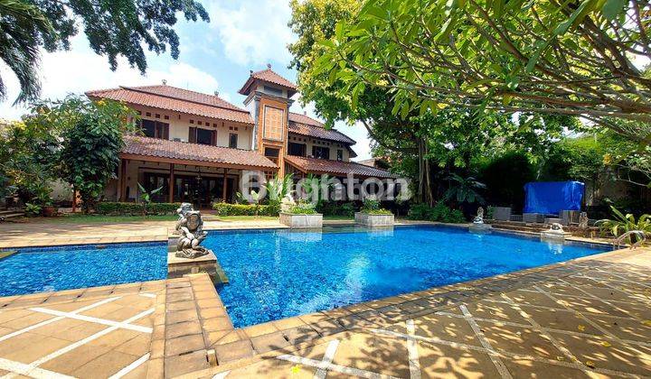 RUMAH MEWAH BALI STYLE DI CIRENDEU FULL FURNISH 1