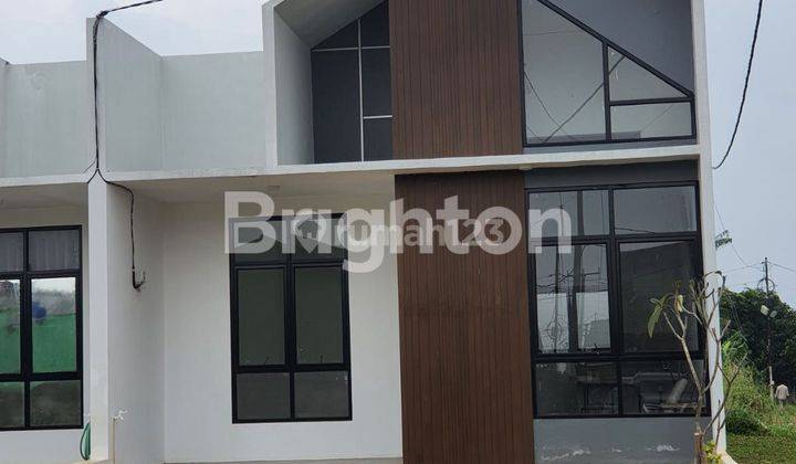 RUMAH BARU MODEL SKANDINAVIA 400 JTAN DI SAWANGAN DEKAT PINTU TOLL DAN STASIUN 1