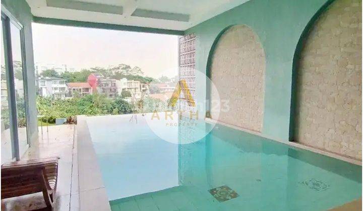 Rumah Villa Mewah Dago Pakar Bandung Ada Kolam Renang Furnished  2