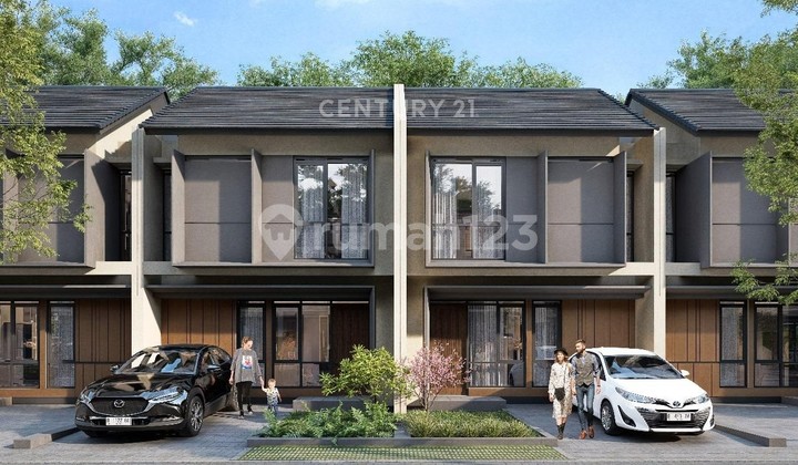 Rumah Baru 2 Lantai Design Modern Dalam Cluster Exclusive Cimahi