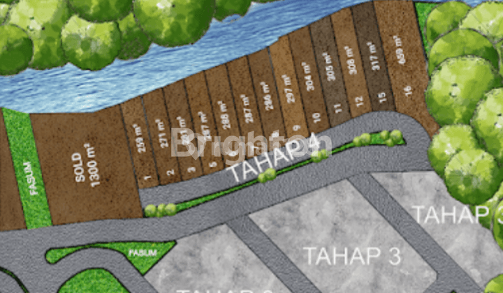 Hunian eksklusif Greenlot Riverside di daerah tropis 2