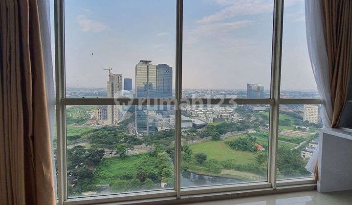 TURUN HARGA Dijual Apartment Studio Hoek Fully Furnished Pacific Garden Campus Town Alam Sutera