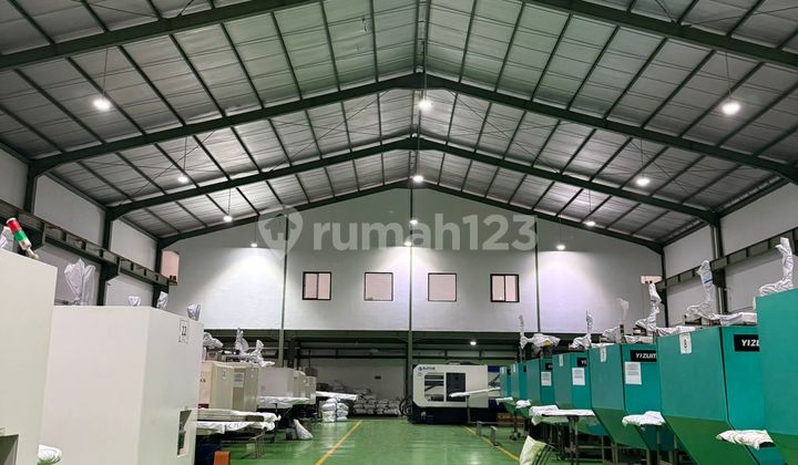 For Rent Ex Plastic Injection Factory (Thin Wall, Cutleries, Etc) in Legok, Tangerang