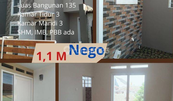 Rumah Lux 2 Lantai Muurah di Margahayu Raya Bdg Akses 2 Mobil  1