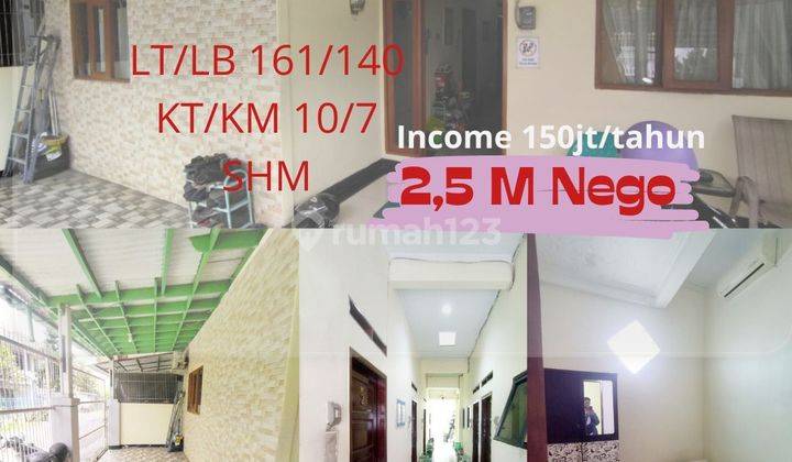 Rumah Kost Kosan di Komplek Dekat TSM Mall Gatsu Bdg Full Terisi, Bangunan Bagus 1