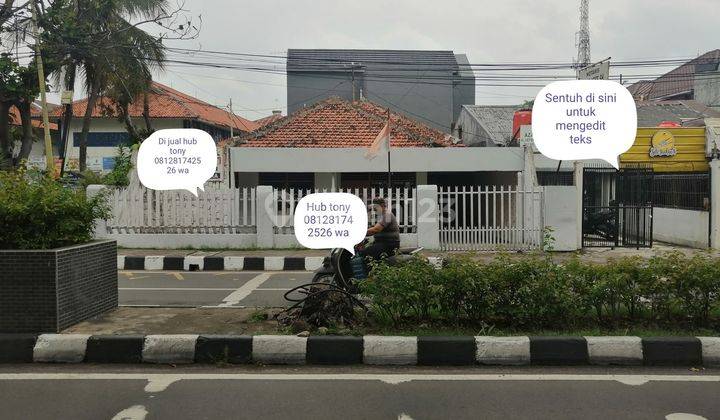 Jual rumah pinggir jalan dekat smp kota tangerang 1