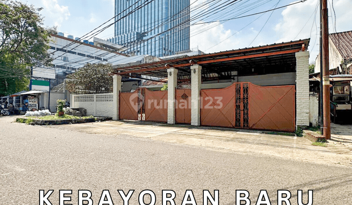 Dijual Rumah Hitung Tanah Lebar Muka 15 Meter di Kebayoran Baru 1