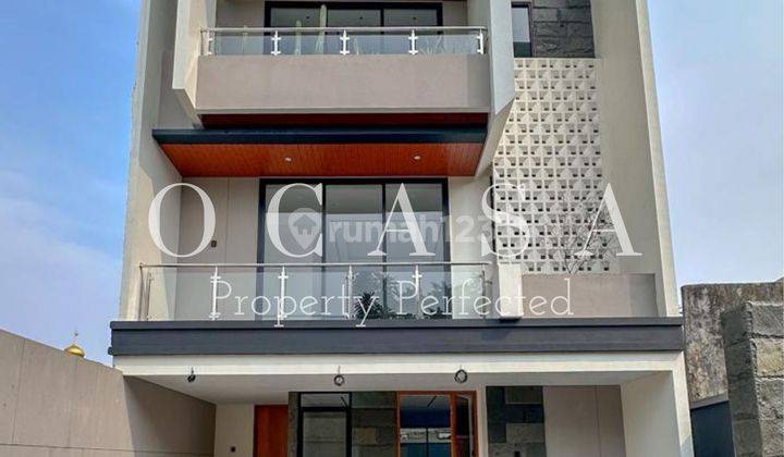 Rumah baru di dalam townhouse modern minimalis di ampera kemang 2