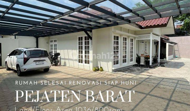 Rumah selesai renovasi siap huni di pejaten barat 1