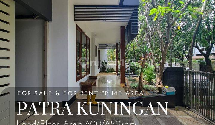 Rumah tropical garden siap huni di patra kuningan 1