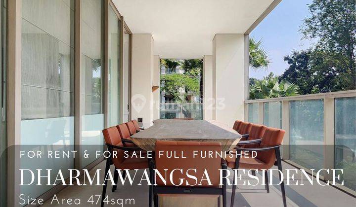 Apartemen mewah siap huni full furnished di dharmawangsa residence 1