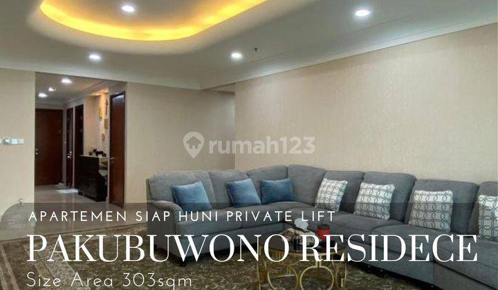 Apartemen siap huni private lift 1