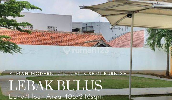 Rumah modern minimalis siap huni Lebak bulus 1