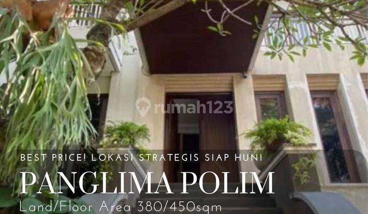 Rumah lokasi strategis siap huni di kebayoran baru 1