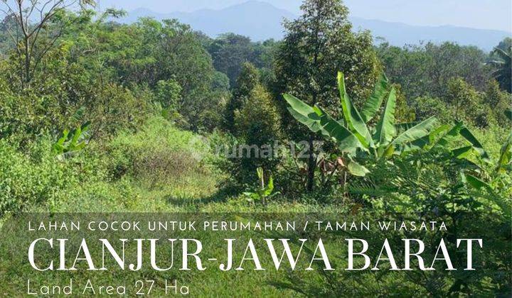 Lahan luas cocok untuk investasi di cianjur 1