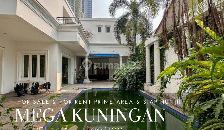 Rumah mewah siap huni lokasi strategis di mega kuningan 1