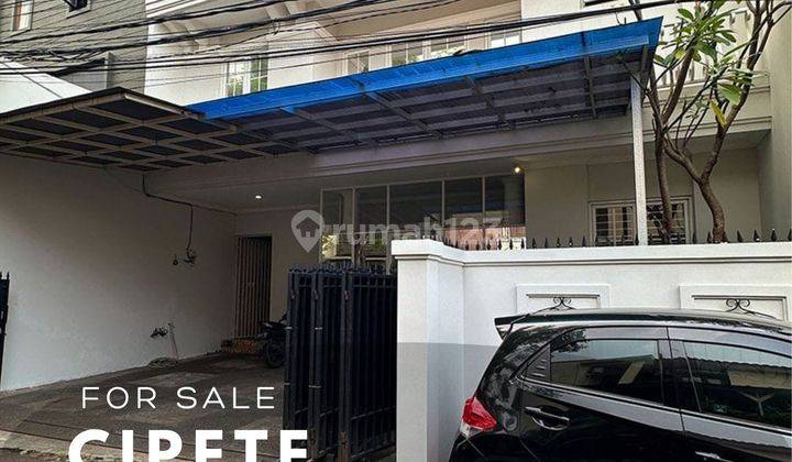 Rumah murah dipinggir jalan di cipete dekat stasiun Mrt 1