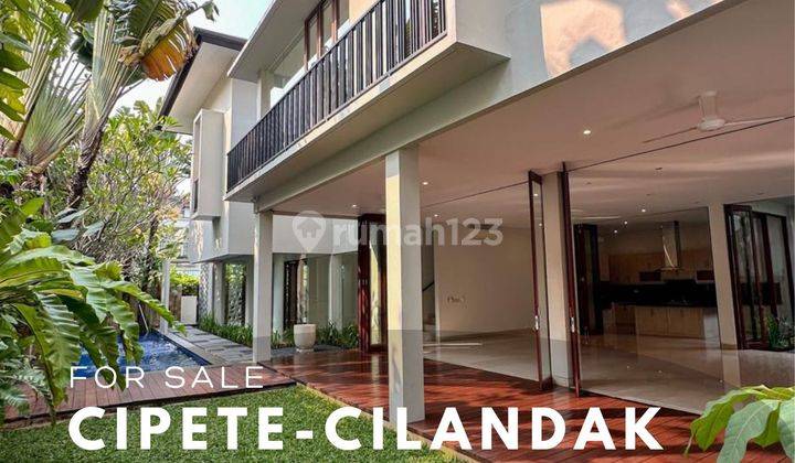 Rumah tropical modern siap huni di cipete 1